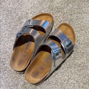 Birkenstock Silver Sandals